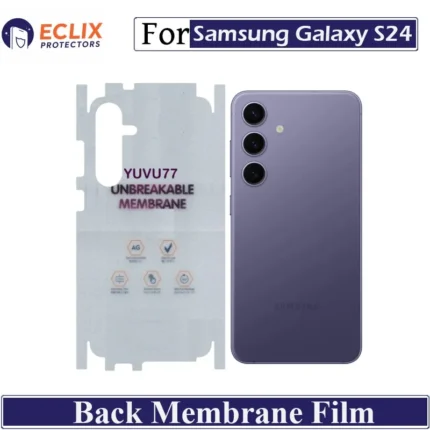 Samsung Galaxy S24 Back Membrane Film Hydrogel Back Protector Matte Anti Scratch Skin