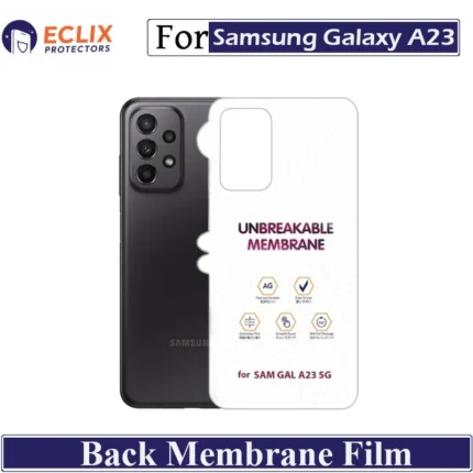 Samsung Galaxy A23 Back Membrane Film Hydrogel Back Protector Matte Anti Scratch Skin