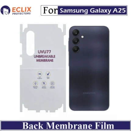 Samsung Galaxy A25 Back Membrane Film Hydrogel Back Protector Matte Anti Scratch Skin