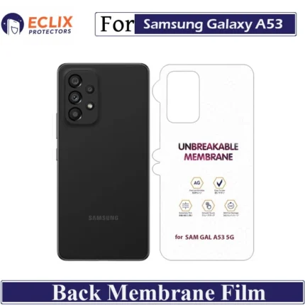 Samsung Galaxy A53 5G Back Membrane Film Hydrogel Back Protector Matte Anti Scratch Skin