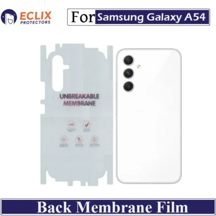 Samsung Galaxy A54 5G Back Membrane Film Hydrogel Back Protector Matte Anti Scratch Skin