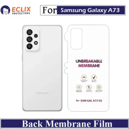 Samsung Galaxy A73 5G Back Membrane Film Hydrogel Back Protector Matte Anti Scratch Skin