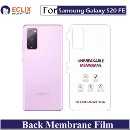 Samsung Galaxy S20 FE 5G Back Membrane Film Hydrogel Back Protector Matte Anti Scratch Skin