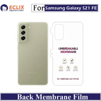Samsung Galaxy S21 FE Back Membrane Film Hydrogel Back Protector Matte Anti Scratch Skin