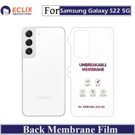 Samsung Galaxy S22 5G Back Membrane Film Hydrogel Back Protector Matte Anti Scratch Skin