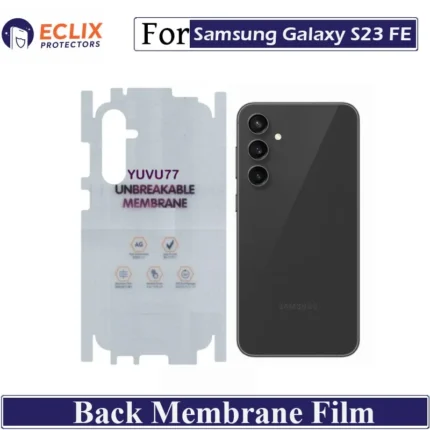 Samsung Galaxy S23 FE Back Membrane Film Hydrogel Back Protector Matte Anti Scratch Skin